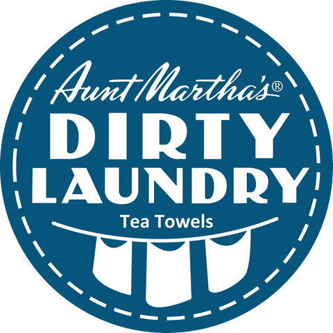 Aunt Martha's® Dirty Laundry Tea Towel - Rooster - Colonial Patterns, Inc.