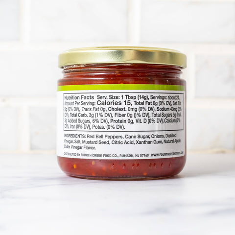 Red Pepper Relish, 12 oz - Fourth Creek Food Co.