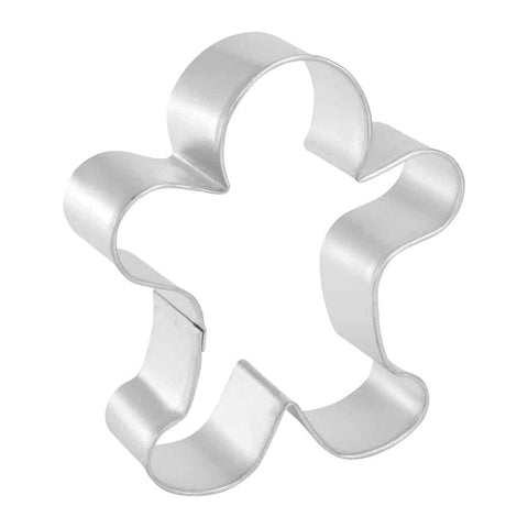 Gingerbread Boy Cookie Cutter, 3.75" - R&M International