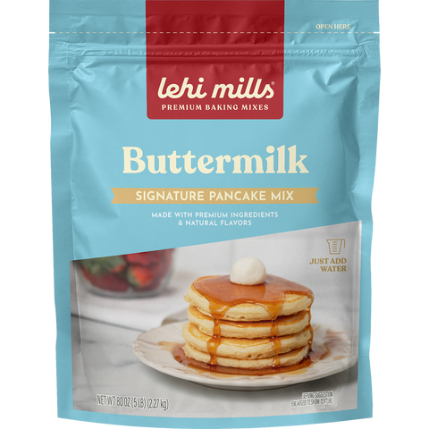Buttermilk Pancake Mix, 5 lb Pouch - Lehi Mills