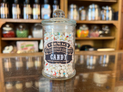 Mini Jawbreakers in Apothecary Jar - Montana Farmacy
