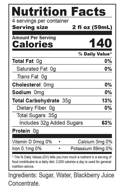 Blackberry Syrup - 8 fl. oz. - Cooper's Mill