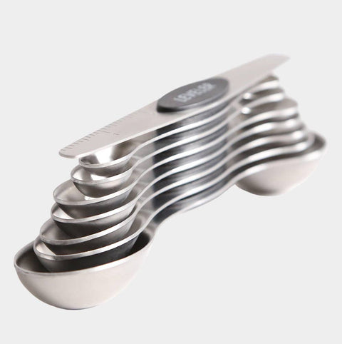 Stainless Steel Magnetic Measuring Spoons, Set of 8 - Breadtopia