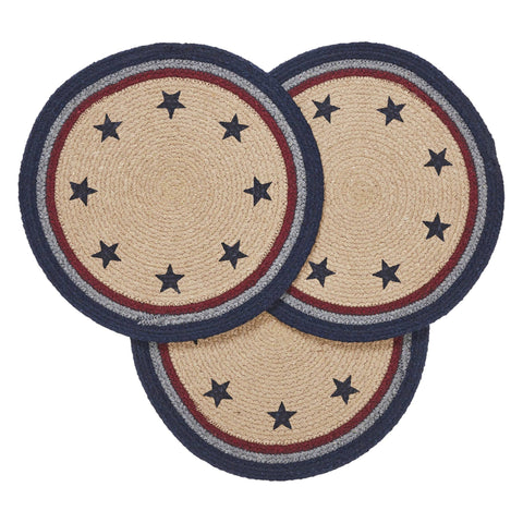 My Country Trivet Stencil Stars, Set of 3, 12 in - VHC Brands