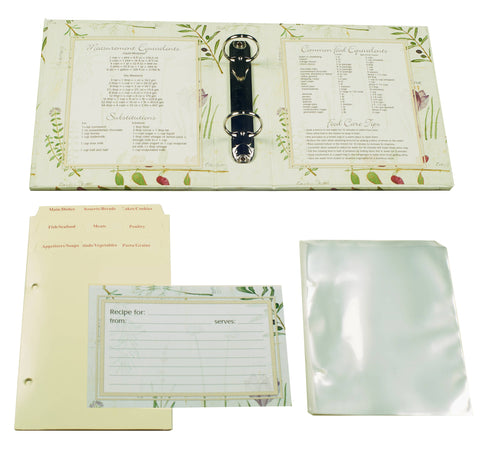 Botanical Treasures Recipe Card Cookbook - Meadowsweet Kitchens