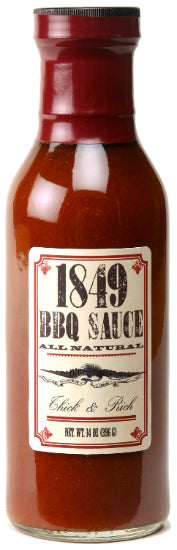 1849 Brand Thick and Rich BBQ Sauce - 14 oz - Golden West Specialty Foods