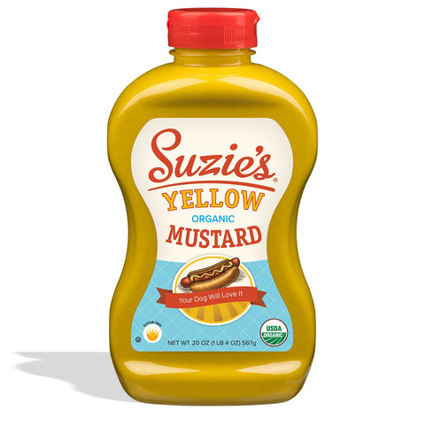 Suzie's Organic Yellow Mustard, 20oz - Suzie's Organics