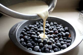 Blueberry Cobbler Mix, 9 oz Cloth Bag - Julia's Southern Foods, LLC