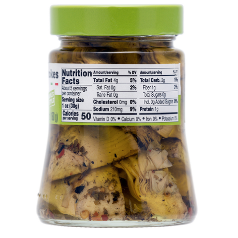 Fratelli D'Amico Chargrilled Artichokes Quartered, 9.9oz - Wholesale Italian Food