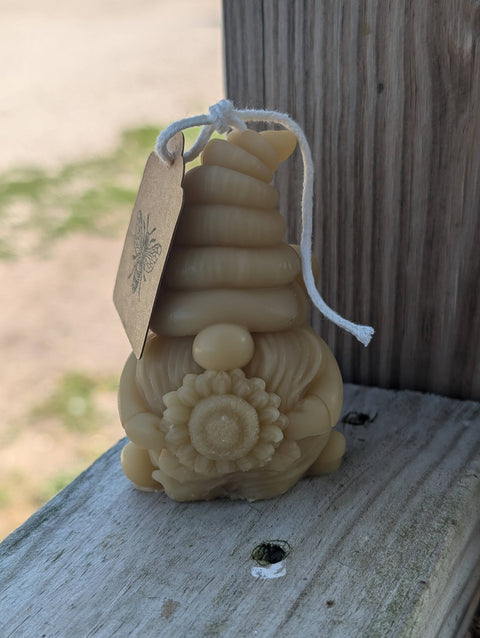Beeswax Honey Themed Gnome Candles - The Holton Homestead