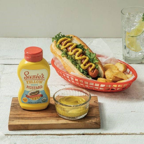 Suzie's Organic Yellow Mustard, 20oz - Suzie's Organics