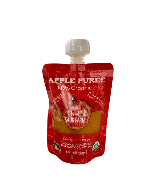 Apple Puree, Organic: 3.5oz - Sauk Farm