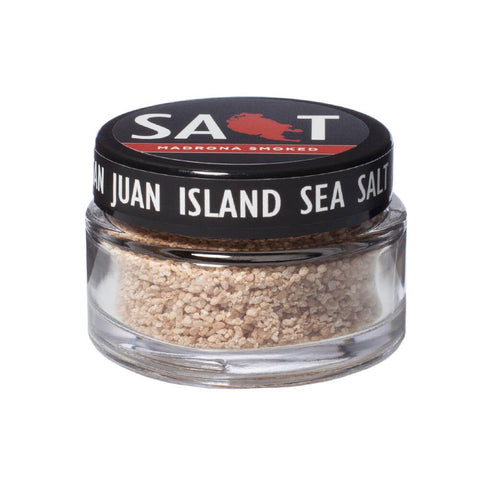 Madrona Smoked Sea Salt, 1 oz Jar - San Juan Island Sea Salt