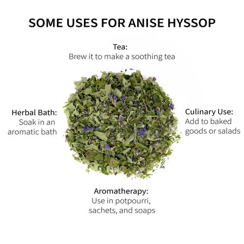 Anise Hyssop, 5.8 oz - Sacred Blossom Farm