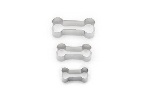 Dog Bone Cookie Cutter Set, 3-Piece, 2” to 3.5” - Fox Run Brands