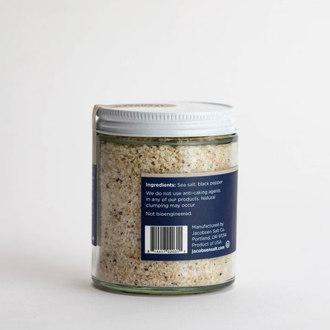 Black Pepper Salt - Infused Sea Salt - Jacobsen Salt Co.