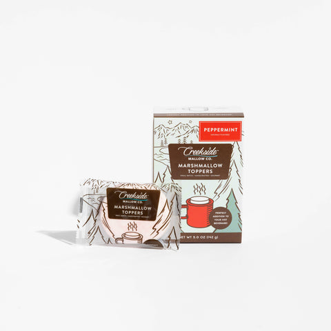 Marshmallow Toppers: Peppermint, 8 count - Creekside Mallow Co.