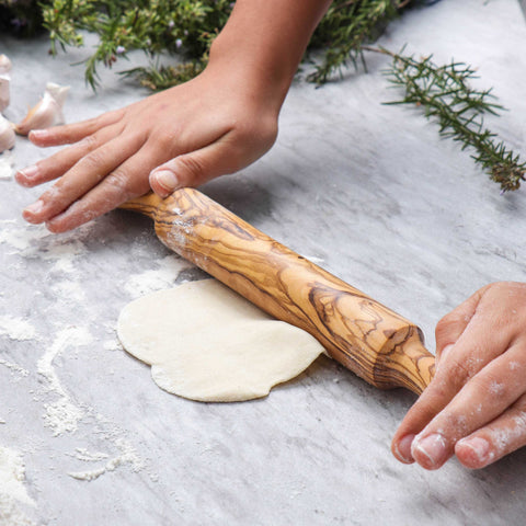 Olive Wood Rolling Pin, 11.8" - ArtisRaw