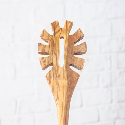 Olive Wood Pasta Spoon, 13.8" - ArtisRaw
