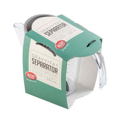 Gravy/ Fat Separator, 16 oz Polystyrene - TableCraft