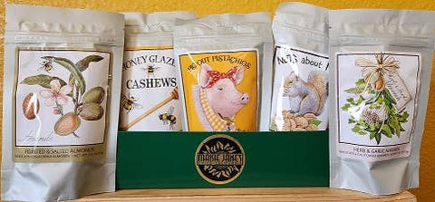 Grazing Nuts Herb & Garlic Almonds, 2.5oz - Maisie Jane’s