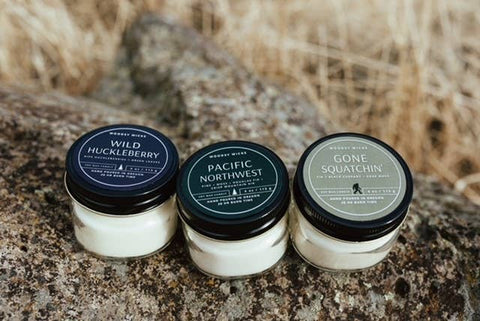 Pacific Coast, 4 oz Soy Wax Candle, Cotton Wick - Woodsy Wicks