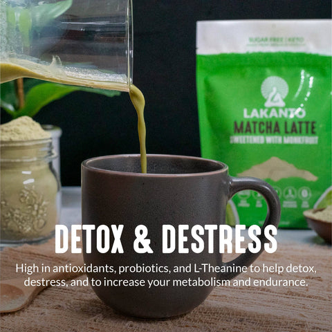 Sugar Free Matcha Latte, 10 oz - Lakanto