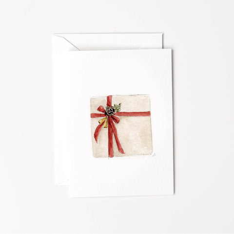 Pinecone Gift Mini Notecard, 2.5" x 3.5" - Emily Lex Studio