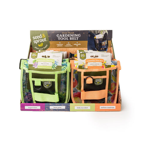 Seed & Sprout Gardening Tool Belt Assortment