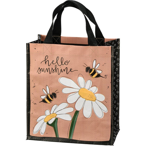 Hello Sunshine Daily Tote, 8.8"x10.3"x4.8" - Primitives by Kathy