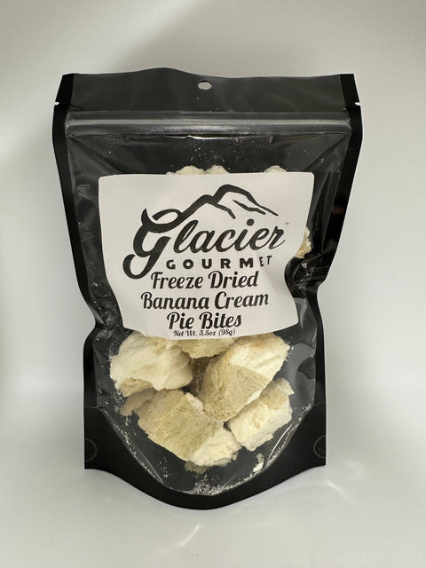 Freeze Dried Banana Cream Pie Bites, 3.5oz Bag - Glacier Gourmet