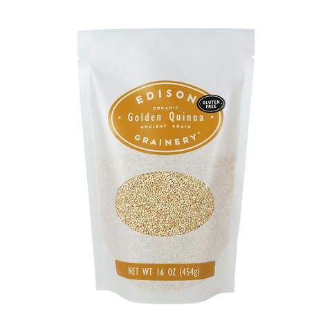 Organic White Quinoa, 16 oz - Edison Grainery
