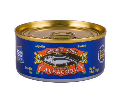 Gourmet Albacore Tuna, 3.5 oz, Lightly Salted - Oregon's Choice Gourmet
