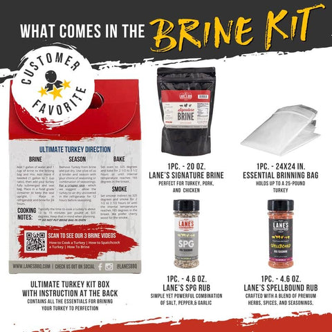 Ultimate Turkey Brine Kit - Lane's BBQ