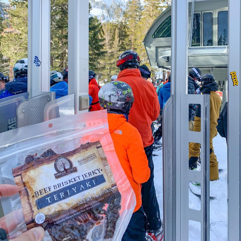 Teriyaki Brisket Jerky, All-Natural, 4oz - Mahogany Smoked Meats