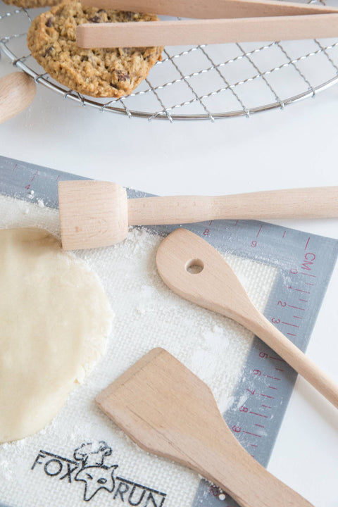 Wooden Kitchen Tools Set, Junior 9 Pieces - Fox Run Brands