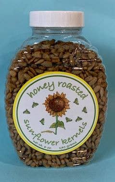 Honey Roasted Sunflower Kernels, 6oz - Sunflower Food Company