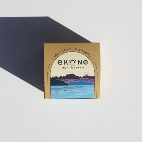 Mussels in Curry, 3.5 oz - Ekone