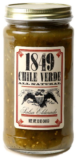 1849 Brand All Natural Eldorado Style Chile Verde - 12 oz - Golden West Specialty Foods
