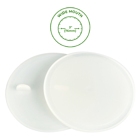 Wide Mouth Sealing Lid Liners, Platinum Cured, Leak Proof Silicone - Mason Jar Lifestyle