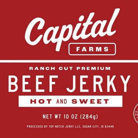 Hot and Sweet Beef Jerky - Capital Farms Meats & Provisions