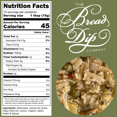 Artichoke & Caper Bread Dip - The Bread Dip Company