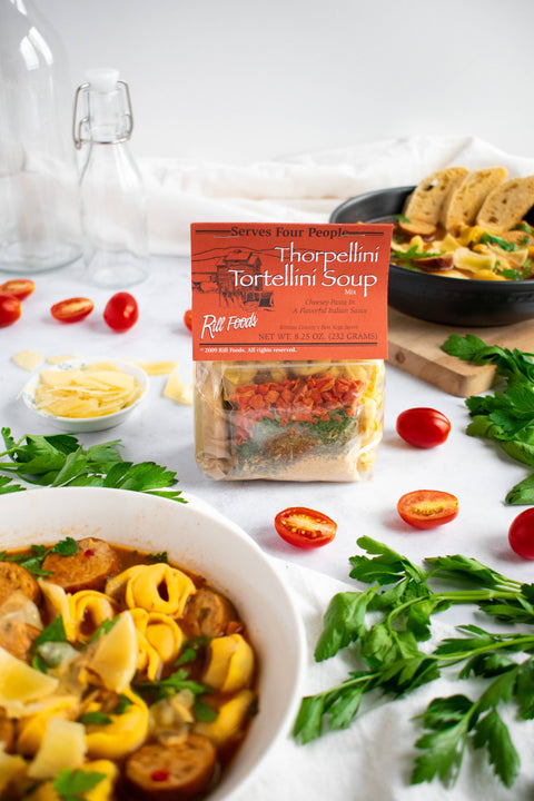 Thorpellini Tortellini Soup Mix, Large, 8.25 oz, Serves 10 - Rill Foods
