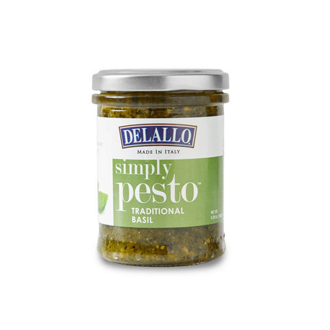 Traditional Basil Pesto Sauce in Olive Oil, 6.35oz - Delallo