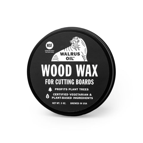 Wood Wax for Cutting Boards, 3oz - Walrus Oil