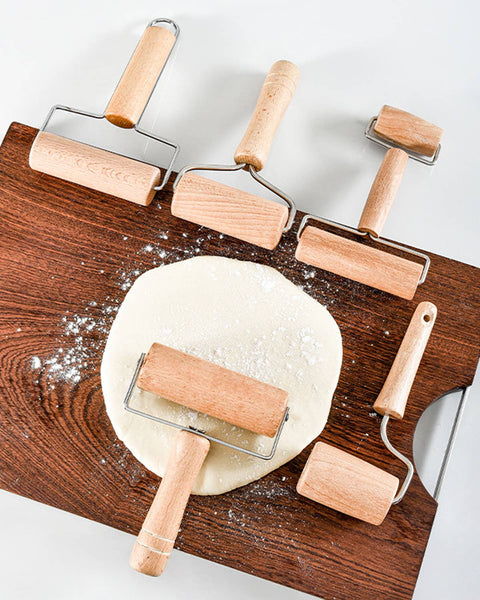 Wooden Pastry Pizza Rolling Pin - Fodory