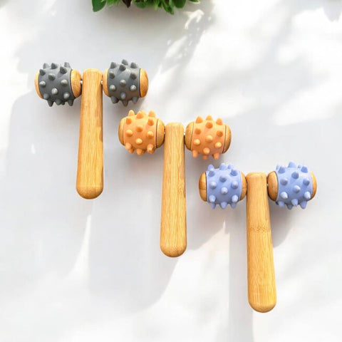 Bamboo Body Rolling Massage Tool - Bamboo Switch