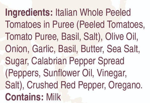 Spicy Pomodoro Pasta Sauce, 2 Servings, 8.8 oz - Le Sauce & Co.