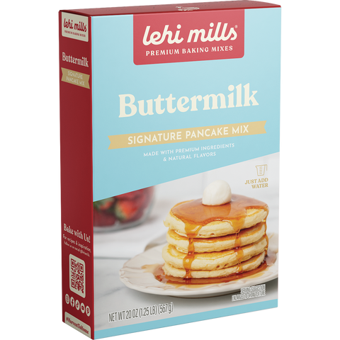 Buttermilk Pancake Mix: 20 oz Box - Lehi Mills