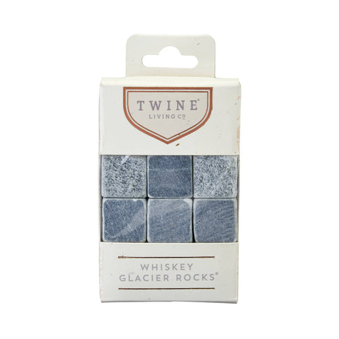 Glacier Rock Cooling Stones, Set of 6, Soapstone - Twine